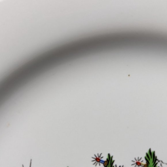 Cuthbertson American Christmas Tree Six Plates Bread Butter And Salad Mixed Lot - Picture 8 of 10